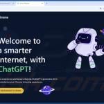 Website used to promote ChatGPT Search for Chrome™ browser hijacker 1