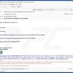 QuirkyLoader malware spreading scam email 3