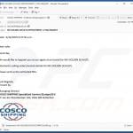 QuirkyLoader malware spreading scam email 5
