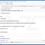 QuirkyLoader malware spreading scam email 6