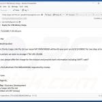 QuirkyLoader malware spreading scam email 7