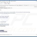 QuirkyLoader malware spreading scam email 8
