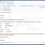 QuirkyLoader malware spreading scam email 9