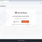 Website promoting Giant ad blocker adware 2