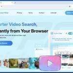 Website used to promote Trusted Filter browser hijacker 1
