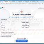 Cloud Subscription Paused fake cloud warning page (sample 2)