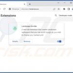 Malicious Google Chrome extension causing unwanted redirects to google.com (Landscape Scroller)
