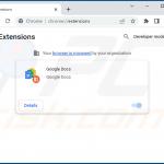 Malicious Google Chrome extension causing unwanted redirects to google.com (fake Google Docs)