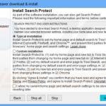 search protect browser hijacker installer sample 2