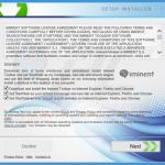 start.iminent.com browser hijacker installer sample 5