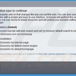groovorio.com browser hijacker installer sample 5