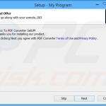 DocToPDFConverter adware installer sample 1