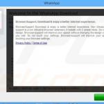 Deceptive BrowserSupport adware installer