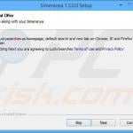 luckysearches.com browser hijacker installer sample 3