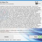 HQ Video Pro adware installer