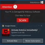 Browser notification spam delivered by a dubious site (example 3)