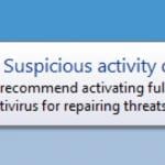 rogue antivirus program generating fake security warning messages sample 2