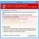 AntiVirus Pro 2017 fake alert sample 3