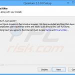 internet quick access adware installer sample 2