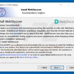 web discover adware installer sample 2