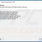 Deceptive WebDiscover adware installation setup (2020-10-20)