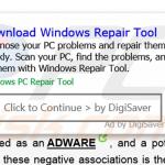DigiSaver advertising third party software (sample 1)