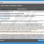 Deceptive installation setup used to distribute FunFeedr adware
