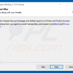 yessearches.com browser hijacker installer sample 5