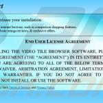 Delusive installer used to distribute Video Tile adware