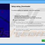 Delusive installer distributing Mint Cast Networks adware