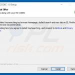 yoursearching.com browser hijacker installer sample 5