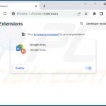Malicious Google Chrome extension causing unwanted redirects to bing.com (fake Google Docs)