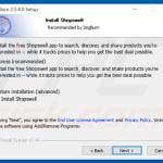 Delusive software installer used to distribute Shopswell adware (sample 1)