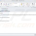 infected email attachment distributing Locky ransomware