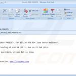 spam email distributing locky sample 4