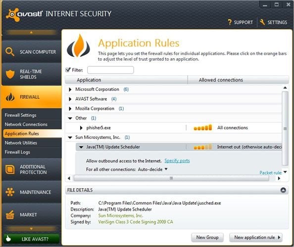 Avast Internet Security 7