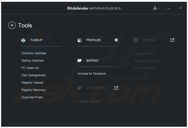 Bitdefender Antivirus Plus 2015 safego