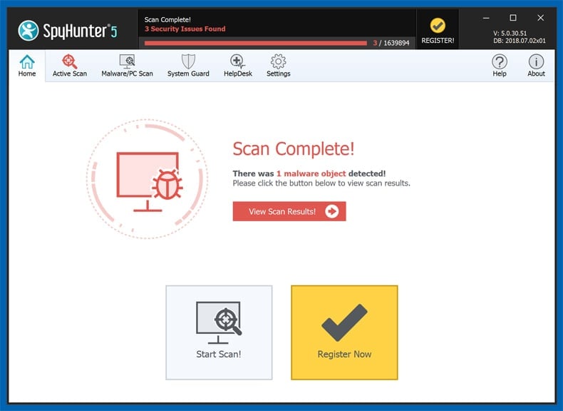 دانلود نرم افزار spyhunter malware removal tool