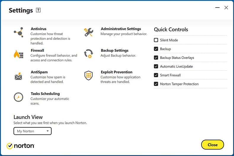 Norton AntiVirus Plus features