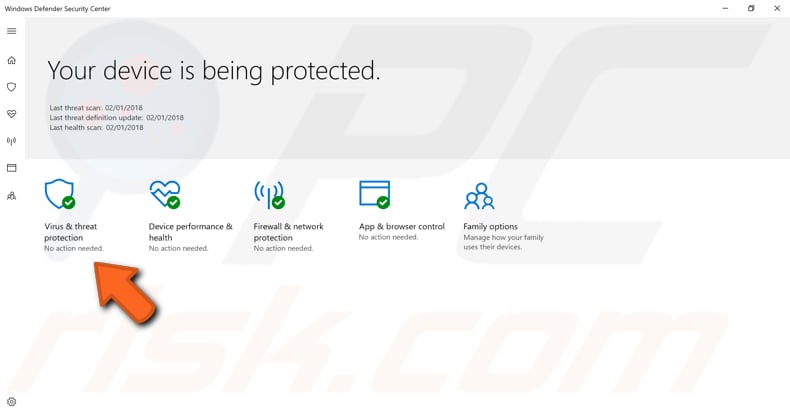 how to enable controlled folder access in windows defender security center step 2