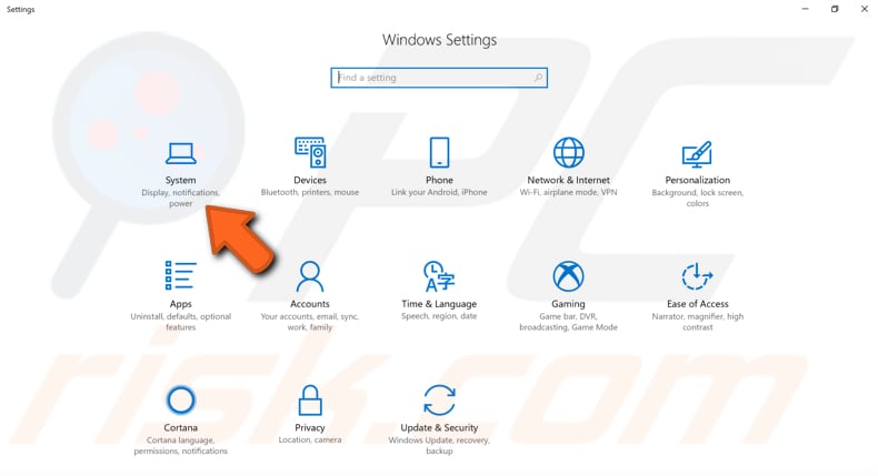 how to check your system type on windows 10 step 2