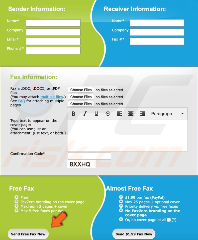 fax word document online free