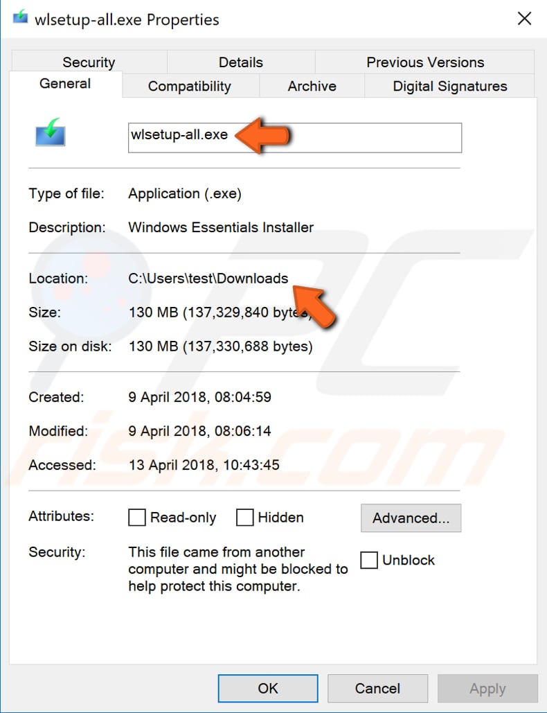 run the file using command prompt step 2