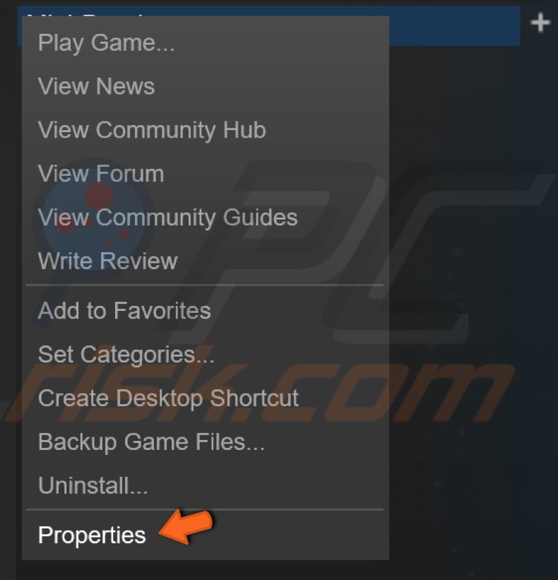 verify integrity of game files step 1