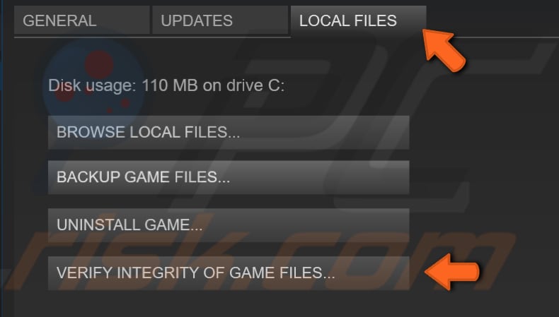 verify integrity of game files step 2