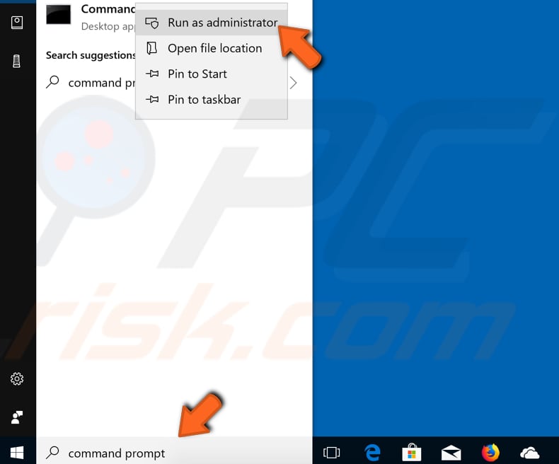 enable windows defender firewall using command prompt step 1