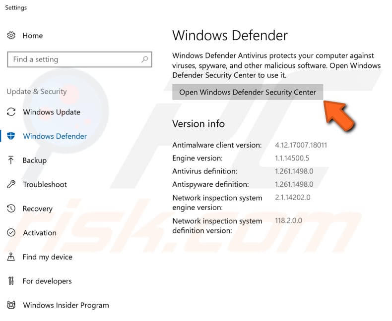 cannot turn on windows defender cannot turn on windows defender