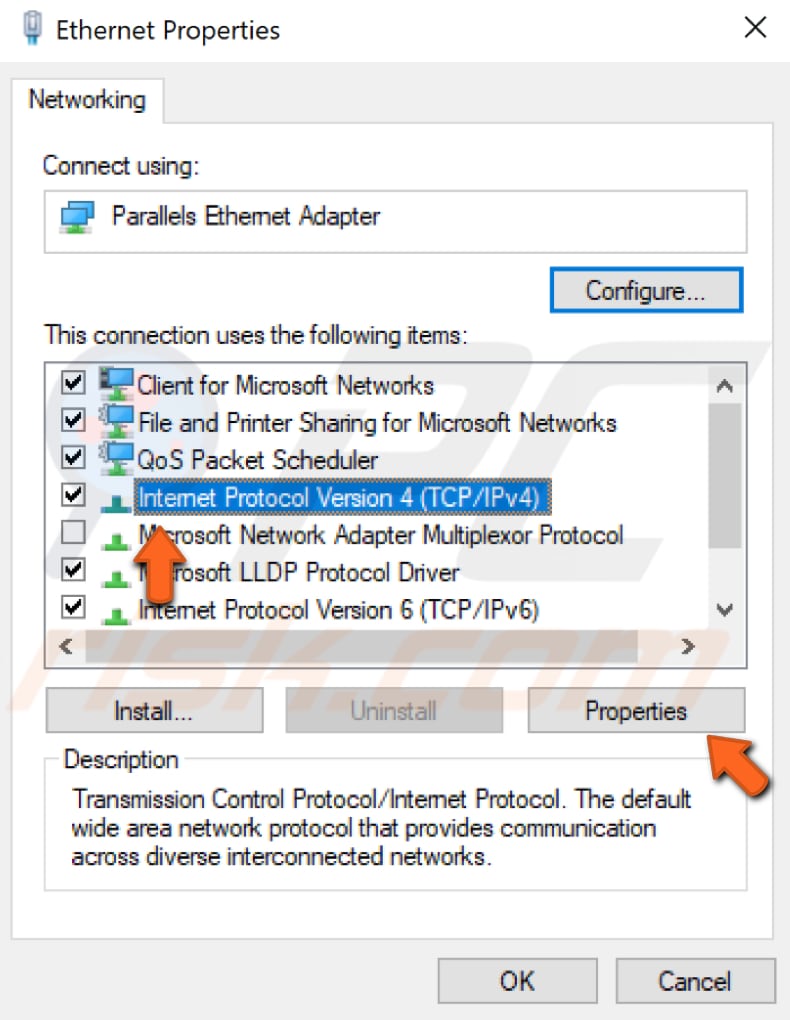 obtain ip and dns addresses automatically step 3