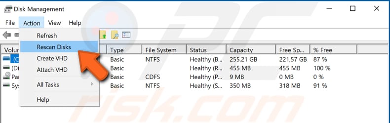 use disk management tool step 4