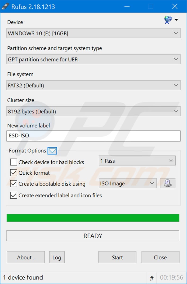 using open source rufus application final